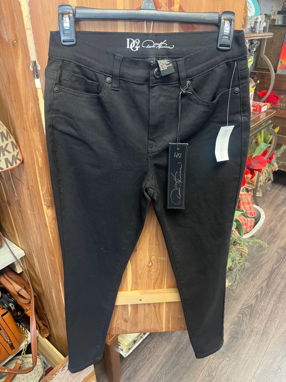DG2 by Diane Gilman Black Skinny Jeans